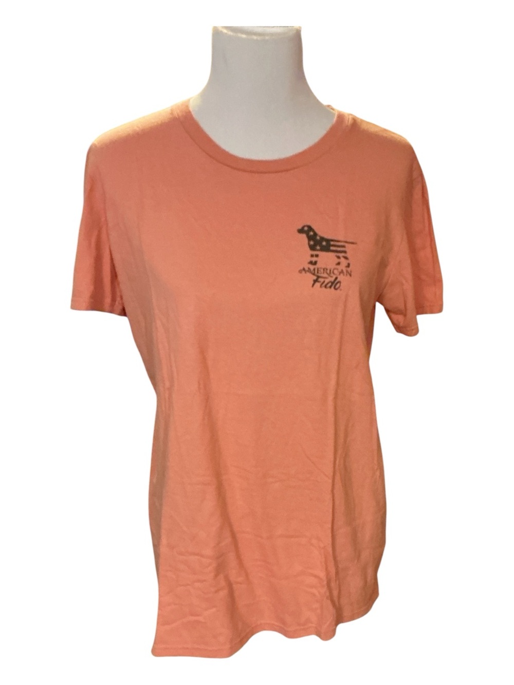 Men's Crewneck T-Shirt - Coral